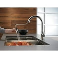 thumbnail image 3 of delta faucet 9159-dst trinsic single handle pull-down kitchen faucet with magnetic docking, chrome, 3 of 12