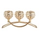 thumbnail image 2 of 3 candelabros de cristal para centros de mesa de boda B dorada, 2 of 9