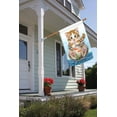 thumbnail image 2 of Cat Trap 28x40 Cute Funny Kitty Fish Bowl House Flag, 2 of 2