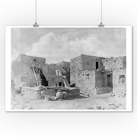 Hopi (Moqui) Indians Snake Kiva Oraibi Pueblo Photograph (9x12 Art Print, Wall Decor Travel (Best Indian Pussy Photos)