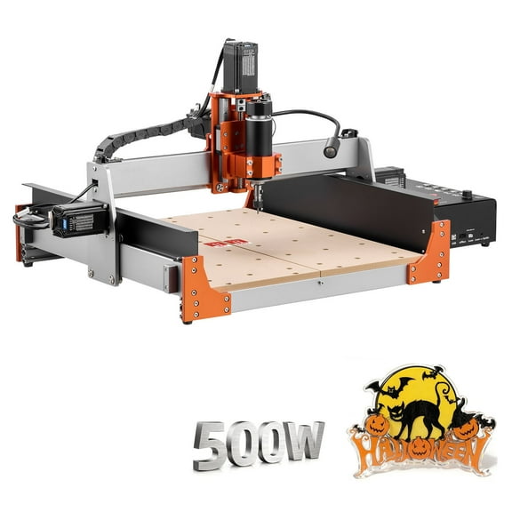 KFFKFF CNC Router Machine CN C4040-SS1, 15.75 x 15.75 x 3.74 in / 6061 Aluminum Alloy, 1