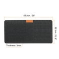 thumbnail image 2 of Uxcell 25x13" Desk Mat Protector, Dual Side Soft Smooth Mouse Pad Writing Mat, Dark Gray, 2 of 6