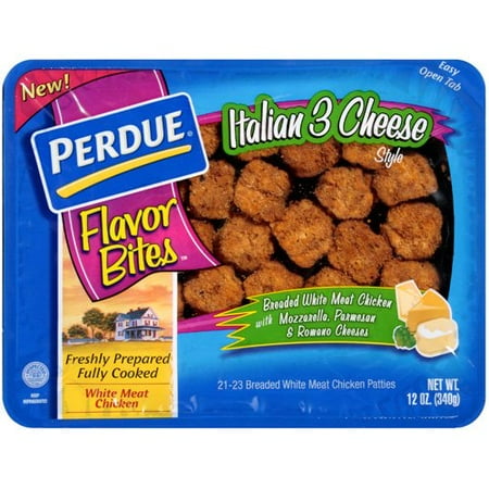 Perdue Flavor Bites: Italian 3 Cheese Style White Meat Chicken, 12 oz