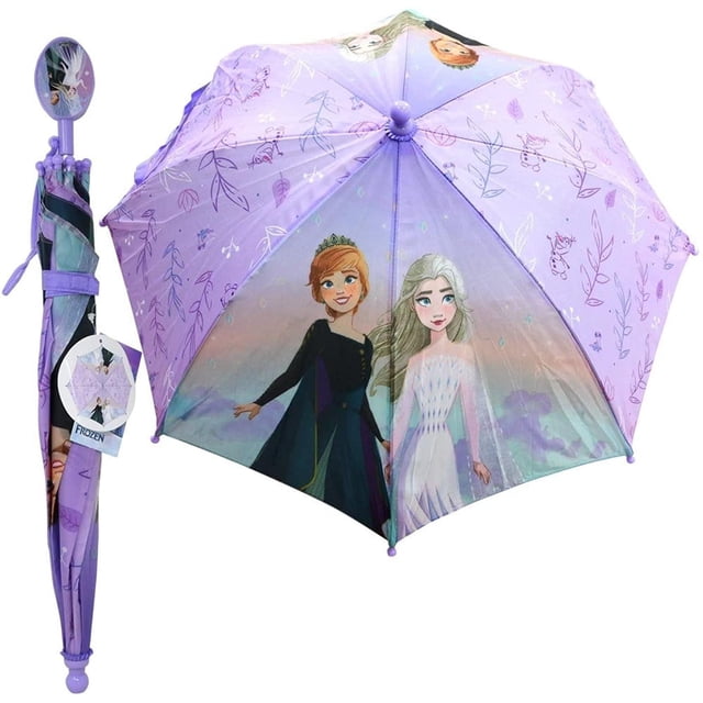 Paraguas infantil Disney Frozen, Princess o Minnie Mouse para niñas de 3 a 6 años