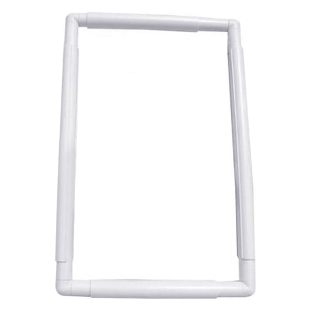 Naiovety Paquete de 4 marcos de bordado de punto de cruz, soporte de costura para manualidades DIY, herramientas de pintura hechas a mano Artesanía