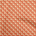thumbnail image 1 of oneOone Silk Tabby Orange Fabric Houndstooth Sewing Craft Projects Fabric Prints By Yard 42 Inch Wide, 1 of 4