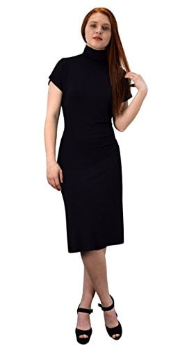 Peach Couture Turtle neck Short Sleeve 