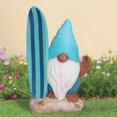 thumbnail image 3 of Hometrends Surfer Gnome Statuary, 3 of 9