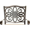 thumbnail image 6 of Hanover Outdoor Traditions 3-Piece Glass-Top Bistro Set with Swivel Rockers, 6 of 14