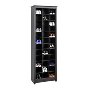 Prepac 36 pair Shoe Storage Rack, Black