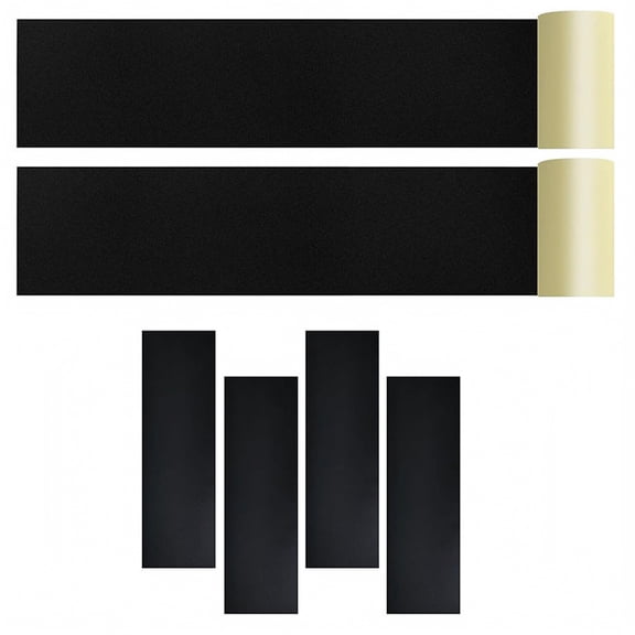 Dog Scratch Door Protector Self Stick Black Felt Door Guard for Bottom of Door for Interior Exterior Entry Doors 6 Pack