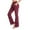 a#68Red339, variant on CAIVO Women Yoga Pants High Waist Flare Leggings Wide Straight Leg Sports Flared Trousers With Pocket For Yoga Pilates Fitness Solid Color Daily Slacks Birthday