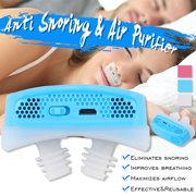 Electric Snoring Nose Clip Anti Snore Devices Stopper Air Purifier Sleep Aid Mini Nasal CPAP Nose Machine High-quality