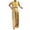 F219 Gold, variant on Likimi Two Piece Sets For Women Crew Neck Sleeveless Solid Color Top With Pants Loose Summer Outfit Set Gold Size 5Xl