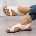 thumbnail image 5 of Modstep Summer Flat Sandals for Women Toe Ring Comfortable Walking Dressy Slides 2026 Orthopedic Leather Casual Shoes Size 7 White, 5 of 7