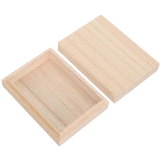 Tarjetas de póker de madera caja de almacenamiento de tarjetas de póker vacías Tarjetas de póker contenedores
