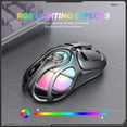 thumbnail image 4 of Tri-Mode Wireless Gaming Mouse – 2.4G / Bluetooth / USB-C, 12800 DPI, 6 RGB Backlit, 73g Ultra-Light, 2000Hz Polling Rate, 400mAh Rechargeable, for PC / Mac / Laptop, 4 of 8