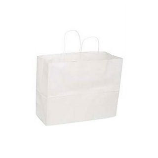 Paper Lunch Bags 20 lb White Paper Bags 20lb Capacity - Kraft White Paper Bags, Bakery Bags, Candy Bags, Lunch Bags, Grocery Bags, Craft Bags - #20