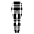 thumbnail image 4 of Leesechin Womens Leggings Plus Size Women's Plaid Printed Tight Yoga Pants Long Pants Inside and Outside Can Wear Leggings Yoga Pants, 4 of 4