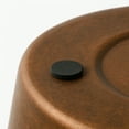 thumbnail image 3 of happimess Nolan Modern Classic Smooth Steel 2 Gal Waste Bin, Antique Copper (Set of 2), HPM1113B-SET2, 3 of 6