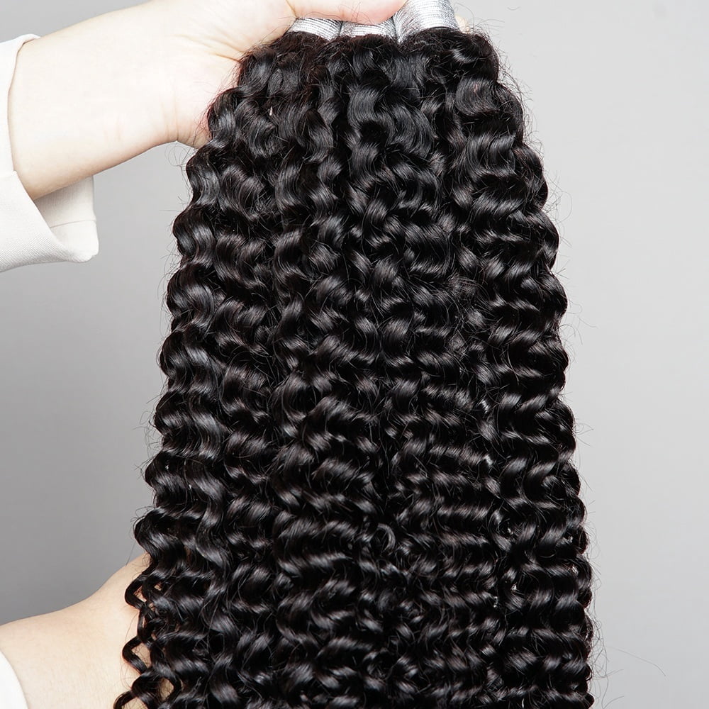 Boho Hair for Braiding 10-28Inch 1 Bundles Jerry Curly Human Bulk Hair Extensions No Weft