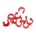 thumbnail image 1 of 10Pcs Cable Guía Hebilla Cambio Línea Desviador Cable rojo shamjiam C-Clip de Cables de Bicicleta, 1 of 6