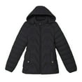thumbnail image 6 of PiGOGI Women's Winter Jacket Casual Long Sleeve Hooded Colored Jacket Fashion Outwear Black 3XL, 6 of 6