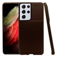 thumbnail image 1 of Atti Rugged Carbon Samsung S21 Ultra Cafe 1pz Mas Mica 9D Atti Funda de Silicon Uso Rudo, 1 of 8