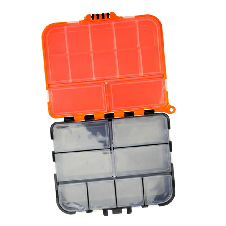 Fishing Tackle Box, Lightweight Lure Hook Box Storage Trays, Adjustable  Dividers Organizer Case 