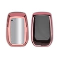 thumbnail image 7 of Xotic Tech Pink Soft TPU Key Fob Shell Full Cover Case, Compatible with Toyota Land Cruiser Sienna Venza Fortuner Rav4 prime Smart Keyless Entry Key, 7 of 7