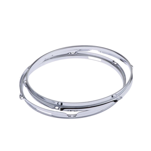 Eigraketly Los aros del tambor de la trampa del molde de la aleación del cinc parten los accesorios 1.5m m 13inch 6 agujeros Accesorios para instrumentos musicales