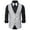 Silver, variant on Fashion Men's Suit Vest Slim Fit Business Wedding Sleeveless Tank Men's Vest