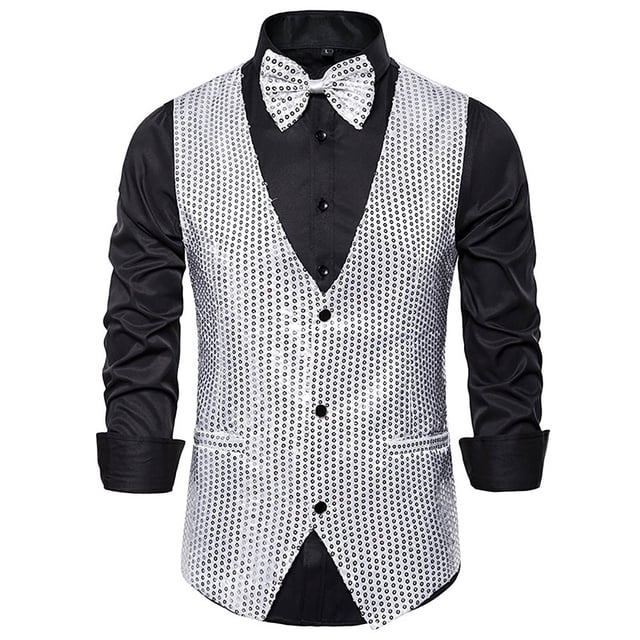 Chaleco de traje slim fit para hombre: mezcla de algodón y poliéster, color liso, sin mangas, formal/casual para bodas/fiestas