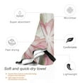 thumbnail image 3 of YFYANG Adult Microfiber Quick Dry Bath Towels, Abstract Flower Texture Beach Towel, Home Camping Travel Essentials, 31.5" x 63", 3 of 9