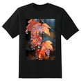 thumbnail image 2 of Plus Size Shirt for Women Black Tops for Women Oversized Short Sleeves Shirt for Women Maple Leaves2 T Shirt Crewneck Shirt for Women 3XL, 2 of 5