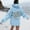Blue, variant on Oversized Sweatshirts for Juniors Teen Girls Clearance Fall Loose Fall Outfits Midweight Teens Lightweight Hooded Sweatshirts