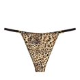 thumbnail image 2 of Pantalones de yoga fitness de seda helada sin costuras con tanga ajustada con estampado de leopardo sexy, de secado rápido, 2 of 4