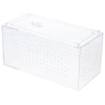 thumbnail image 6 of HAKIDZEL 1Pack Acrylic Transparent Reptile Box for Breathing Holes and Easy Cleaning 9.8X4.7X4.7in, 6 of 8