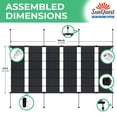 thumbnail image 4 of SunQuest Solar Swimming Pool Heaters (2' x 12', 6 Count, Complete System with Roof Kits) - Two Solar Hot Water Heater Panels w/ Max-Flow Design - Swimming Pool Accessories for Above Ground Pools, 4 of 9