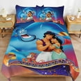 thumbnail image 6 of Aladdin 3-Piece Bedding Set Warm And Comfortable Soft Duvet Cover Bed Set with 1 Duvet Cover And 2 Pillowcases for Boys Girls Kids Adult Bedroom All Season, 6 of 8