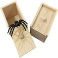 thumbnail image 2 of SUTENGDA Rubber Spider Prank Box，Handcrafted Wooden Surprise Box Prank  Spider Money Surprise in a Box  Prank Stuff[Upgraded Version], 2 of 6
