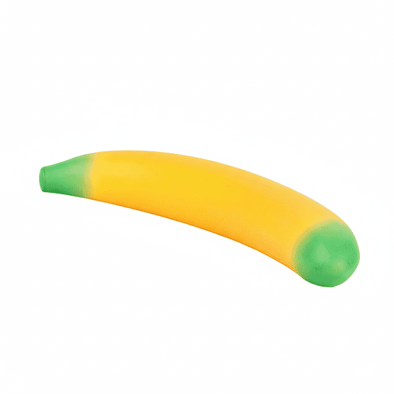 14" Jumbo Squishy Banana - Giant Fruit Soft Novelty Toy for Adults - Tactile Stress Relief Squeeze Toy - Funny Easter Gag Gift & Coworker Birthday Present