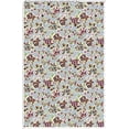 thumbnail image 2 of Challis Rayon Printed Aline, Floral Fabric, Dress Fabric, Sewing Fabric (BLACK/GREY/IVORY, ByYard), 2 of 4