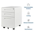 thumbnail image 7 of STANI Mobile File Cabinet 3 Drawer Metal Storage Filing Cabinet with Lock and Key, Under Desk Legal Letter File Rolling Cabinets with Anti - tilt Wheels for Home & Office, 7 of 7