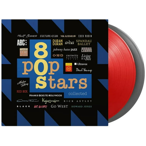 Various Artists - 80s Pop Stars Collected / Various - Limited 180-Gram Red & Silver Colored Vinyl - Music & Performance