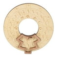 thumbnail image 3 of Wooden Music Circle Wheel Educational Rugged Adjustable Durable Circle of Fifths Wheel for Musician, 3 of 12