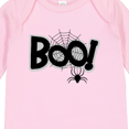 thumbnail image 4 of Inktastic Halloween Boo with Spider and Web in Black Boys or Girls Long Sleeve Baby Bodysuit, 4 of 5