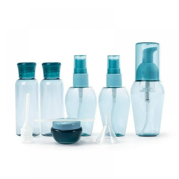 6 PCS Plastic Travel Bottles Set, TSA Approved Leak Proof Squeezable Travel Accessories, BPA Free Travel Size Containers for Toiletries, Perfume