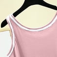 thumbnail image 5 of Women's Summer Sleeveless V Neck Tank Top Cami Camisole Solid Color Soft Stretch Casual Daily Wear Beach Vacation Loungewear Fashion Essential Gift for Women | CSEONE,Pink L, 5 of 8