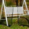 thumbnail image 5 of Outdoor Mosquito Net for Patio Chairs - 61" x 49" x 79" Polyester Mesh Screen with Zipper Opening, Waterproof Roof Tent, Double Chair Cover for Garden, Courtyard, BBQs, Easy Installation, 5 of 9